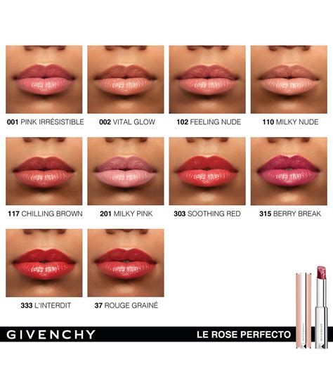 givenchy rose perfecto lip balm 110|givenchy lip gloss interdit.